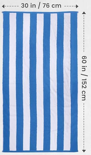 Utopia Cabana Stripe Beach Towels - 4-Piece Set