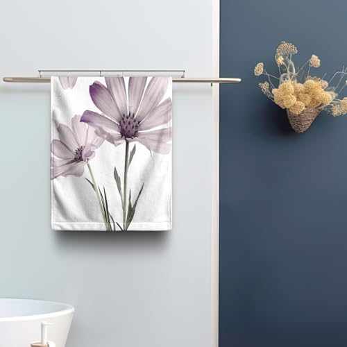 Hand Towels Pure Purple Flowers bursting with Style