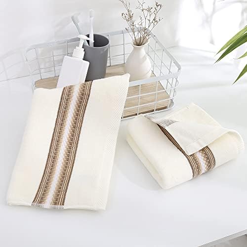 Beige Hand Towels Set of 2