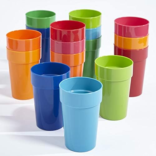 US Acrylic Spectrum Tumblers Set of 16