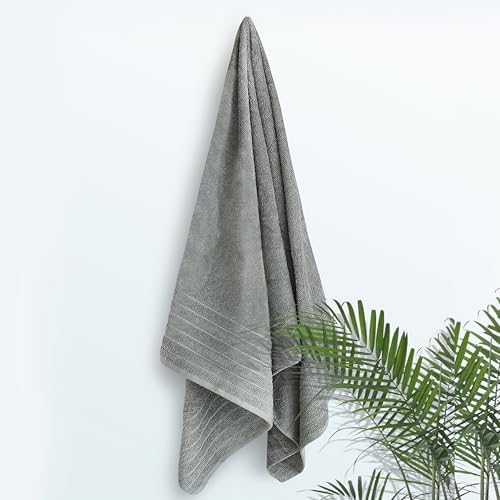 Extra Large 100 Cotton Quicker Dry Soft Absorbent bath towel Cool Grey