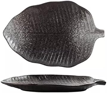 Ceramic Leaf Dinner Plates