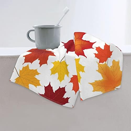 Perinsto maple leaf hand towel 275x157 inches stylish versatile