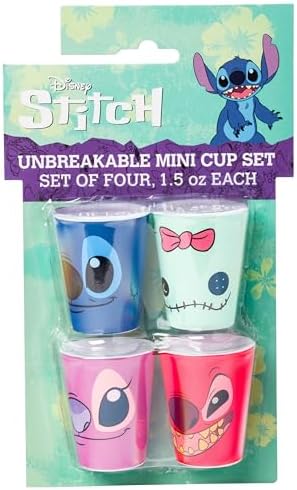 Lilo and Stitch 4Pack Plastic Mini Cup Set