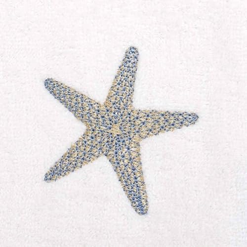 Avanti Linens - Fingertip Towel Soft Absorbent Towel By the Sea White