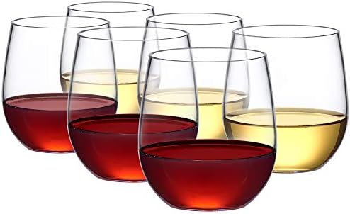 Unbreakable Tritan Wine Glasses Set of 6