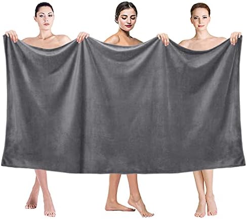 Genuine Microfiber Bath Towels Oversized Fast Dry Soft 2-Piece Set