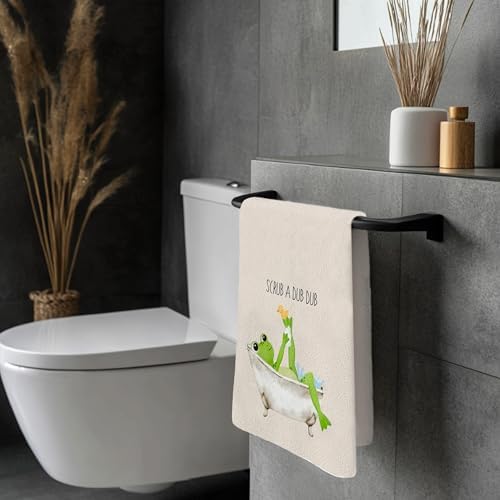 BNZolyoia Cute Frog Hand Towels 16x24