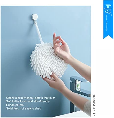 Eco-Friendly Fuzzy Hand Towel with Hanging Loop