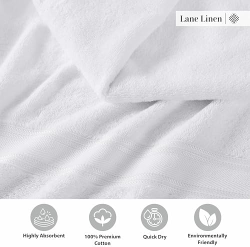 Luxurious Over-Sized 100 Cotton Bath Towels Soft Quick-Drying Washable