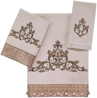Avanti Linens Fingertip Towel Soft Absorbent Cotton Monaco Ivory