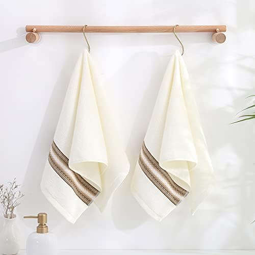 Beige Hand Towels Set of 2