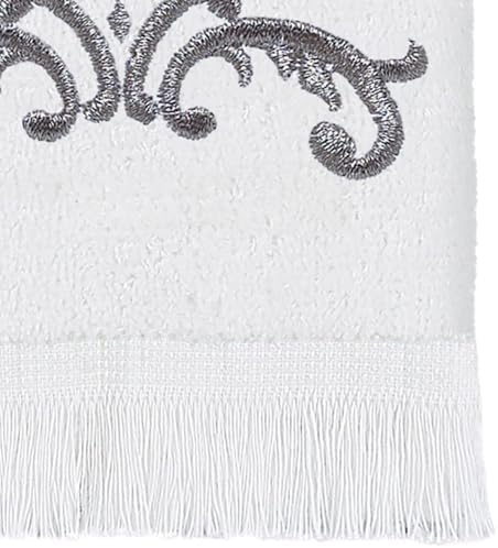 Avanti Linens Monogrammed Fingertip Towels G White - Premium Quality