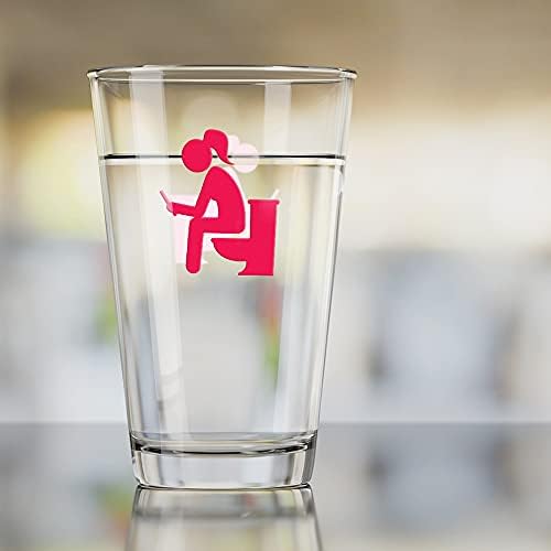 Logovision Goop Poop Pooping 16 oz Glass