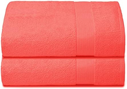 Belizzi Home Premium Cotton Bath Sheet Set 35x70 - 100 Pure Cotton