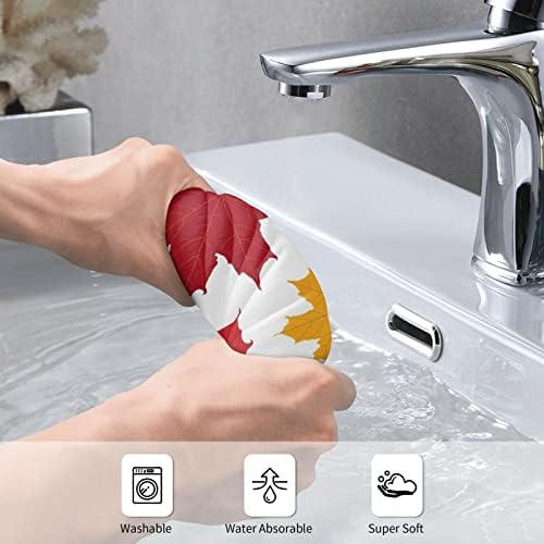 Perinsto maple leaf hand towel 275x157 inches stylish versatile