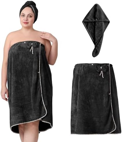 OneDream Plus Size Towel Wrap for Women