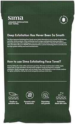 Effortless Exfoliation with Sima Body Scrub Towel