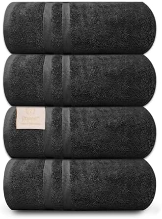 Organix Oversized 4-Piece Soft Bath Sheets Towels