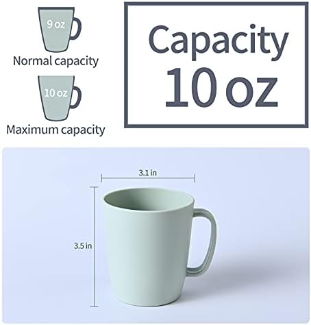 Kurala Coffee Mugs Set of 5 with Handle
