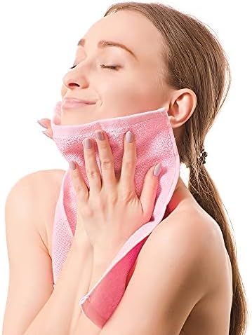 Yoofoss Luxury Washcloths 10 Pack - 10 x 10 Pink