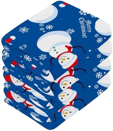 Christmas Snowman Face Towels Set - 2 Pack