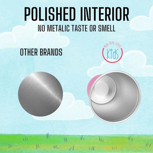 Kids stainless steel cupsReal Deal Steel