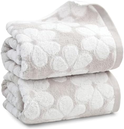 Two-Piece Soft Bath Towels for Overflow Relaxation