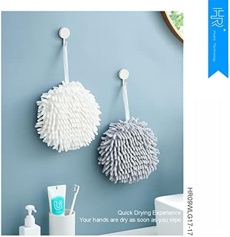 Eco-Friendly Fuzzy Hand Towel with Hanging Loop