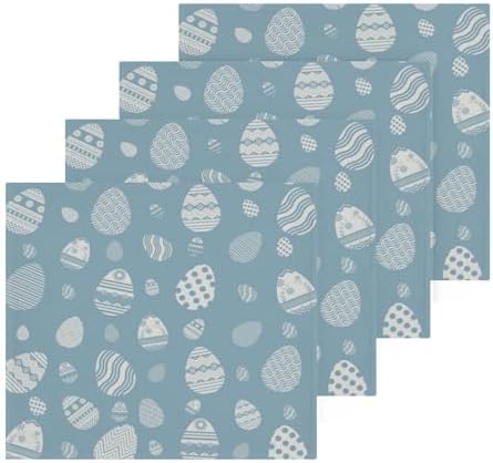 Easter Egg Washcloth Set 2P - Soft Absorbent Reusable for Babies Kids