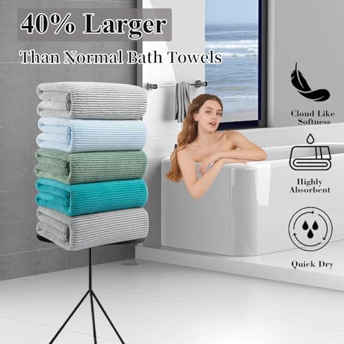Jewel of Luxury 4-Piece Oversized Bath Towel Set