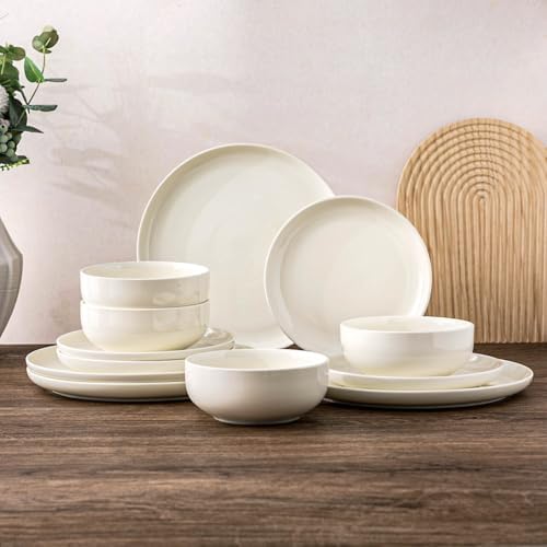Premium Ceramic Dinnerware Set - 4-Piece Perfect for Daily Use Special Occasions