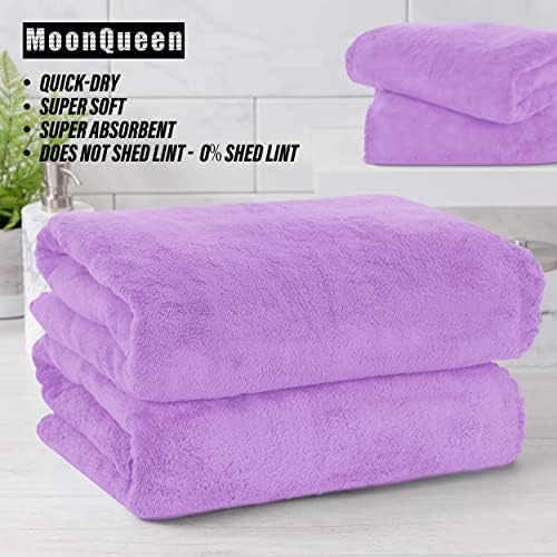 MOONQUEEN 2-Pack Premium Bath Towels