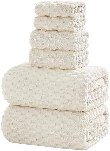 Luxe Extra Large Bath Towel Set for Home Sponsored by NALIVO