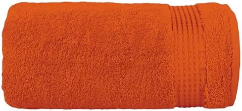 ElegantComfort Premium 40x80 Turkish Cotton Bath Sheet - Orange