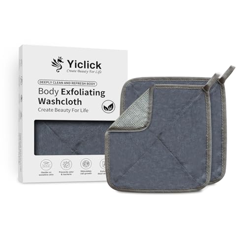 Yiclick Exfoliating Washcloth for Face and Body Store Gift