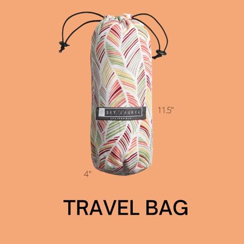 Bay Laurel Beach Towels 39x71 Sand-Free Lightweight