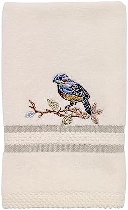 Avanti Linens Love Nest Collection Ivory Fingertip Towel Small