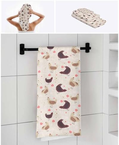Chees D Zone Luxury Rustic Pink Farmhouse Towels Set