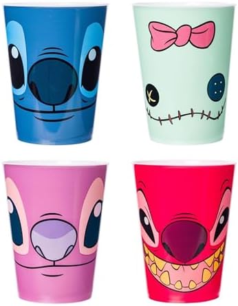 Lilo and Stitch 4Pack Plastic Mini Cup Set
