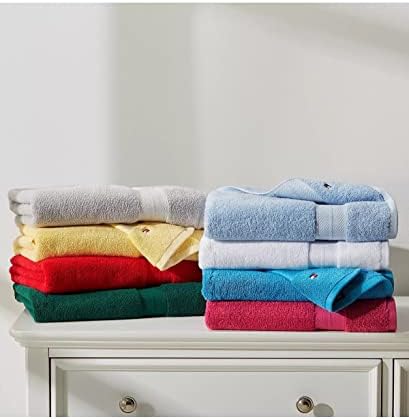 Tommy Hilfiger Modern American Steel Grey Bath Towel 30x54 100 Cotton