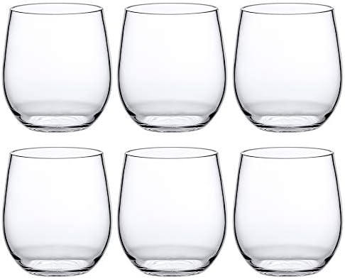 Unbreakable Tritan Wine Glasses Set of 6
