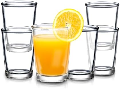 SOUL ONE 5 oz Small Juice Glasses Set of 6