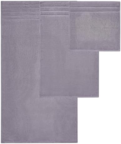 Modern Threads 6-Piece Organic Yarn-Dyed Bath Towel Set
