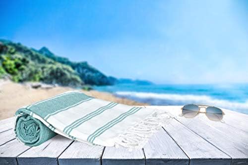 GLAMBURG Turkish Cotton Beach Towels Set Perfect for Every Day
