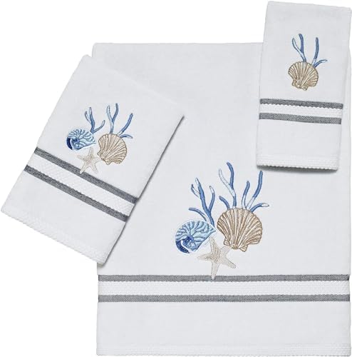Avanti Linens - Fingertip Towel Blue Lagoon