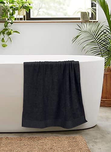 GLAMBURGOversized Cotton Bath Towels Set - Ultra Soft Quick Dry Durable