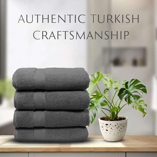 MAURA Luxury Turkish Cotton Bath Towels Set - Extra Large