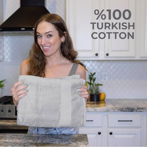Luxury Turkish Cotton Bath Towels - Extra Large Soft Absorbent