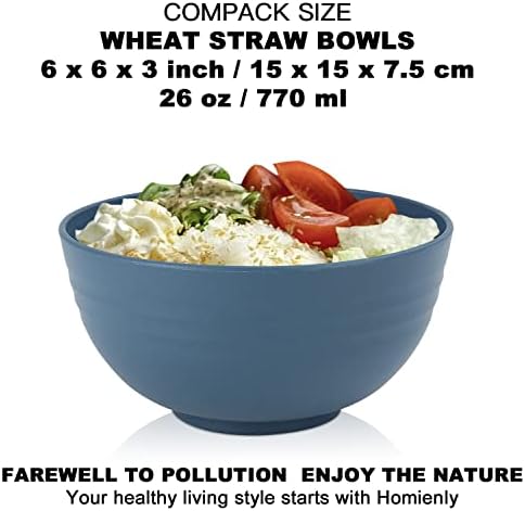 Homienly 8-Piece Cereal Bowl Set